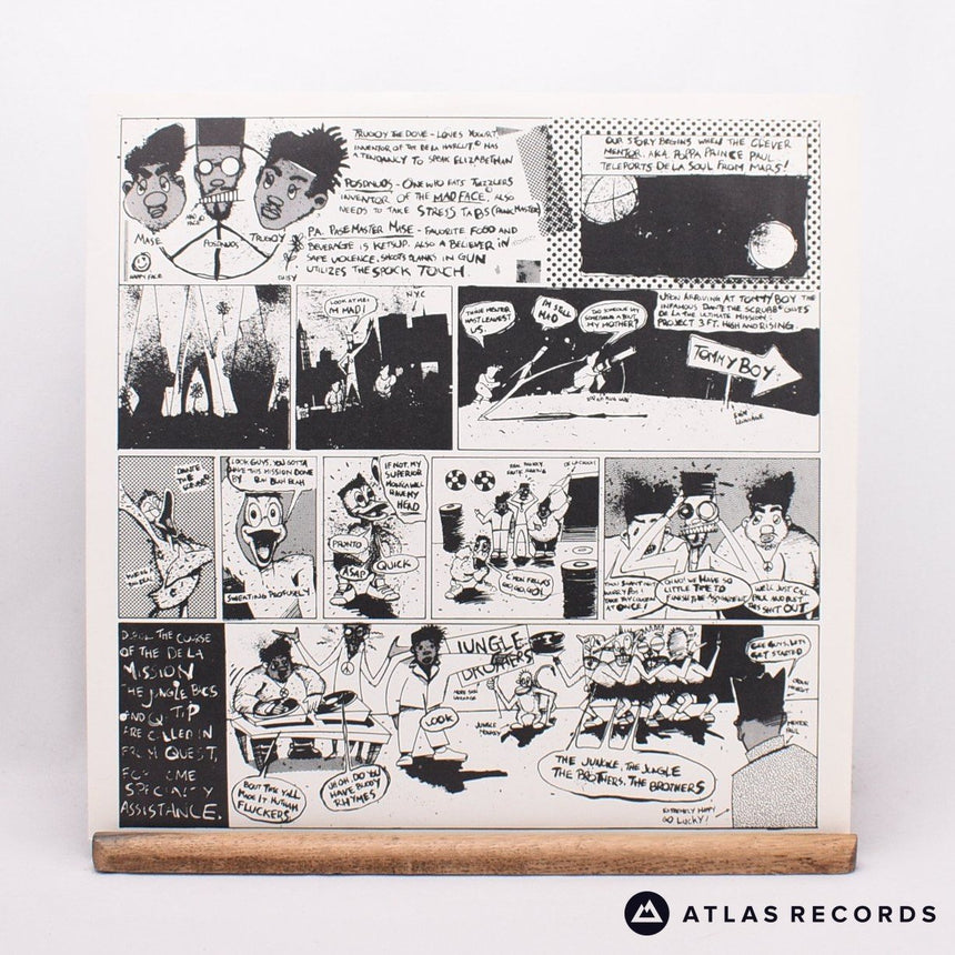 De La Soul - 3 Feet High And Rising - Damont A2 B LP Vinyl Record - EX/EX