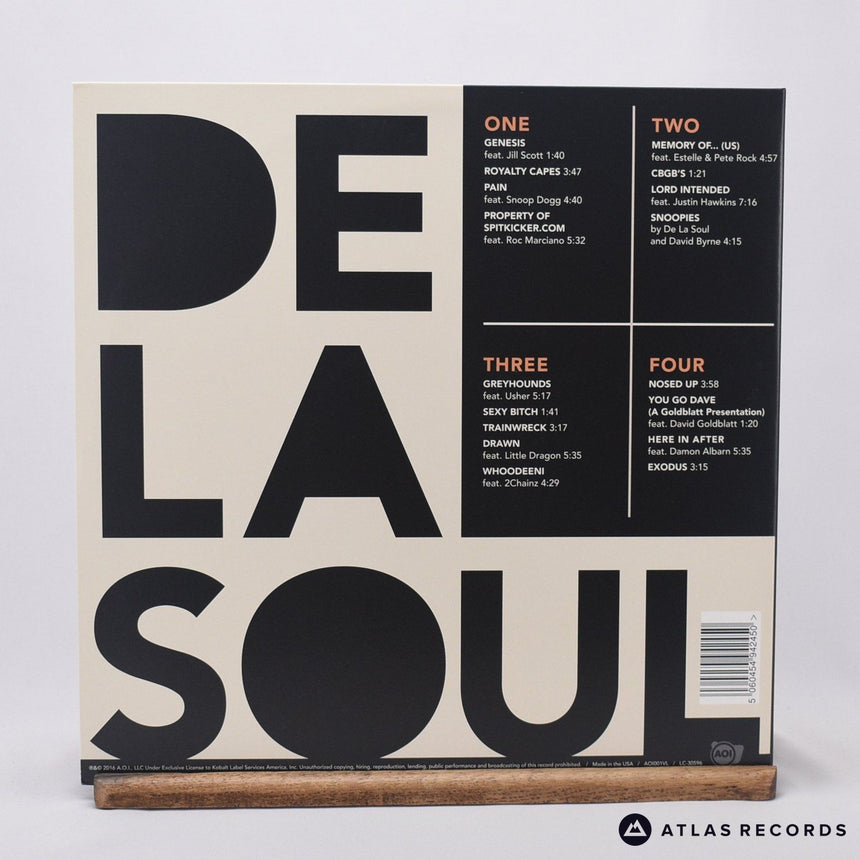 De La Soul - And The Anonymous Nobody - 180G D E Double LP Vinyl Record - NM/VG+