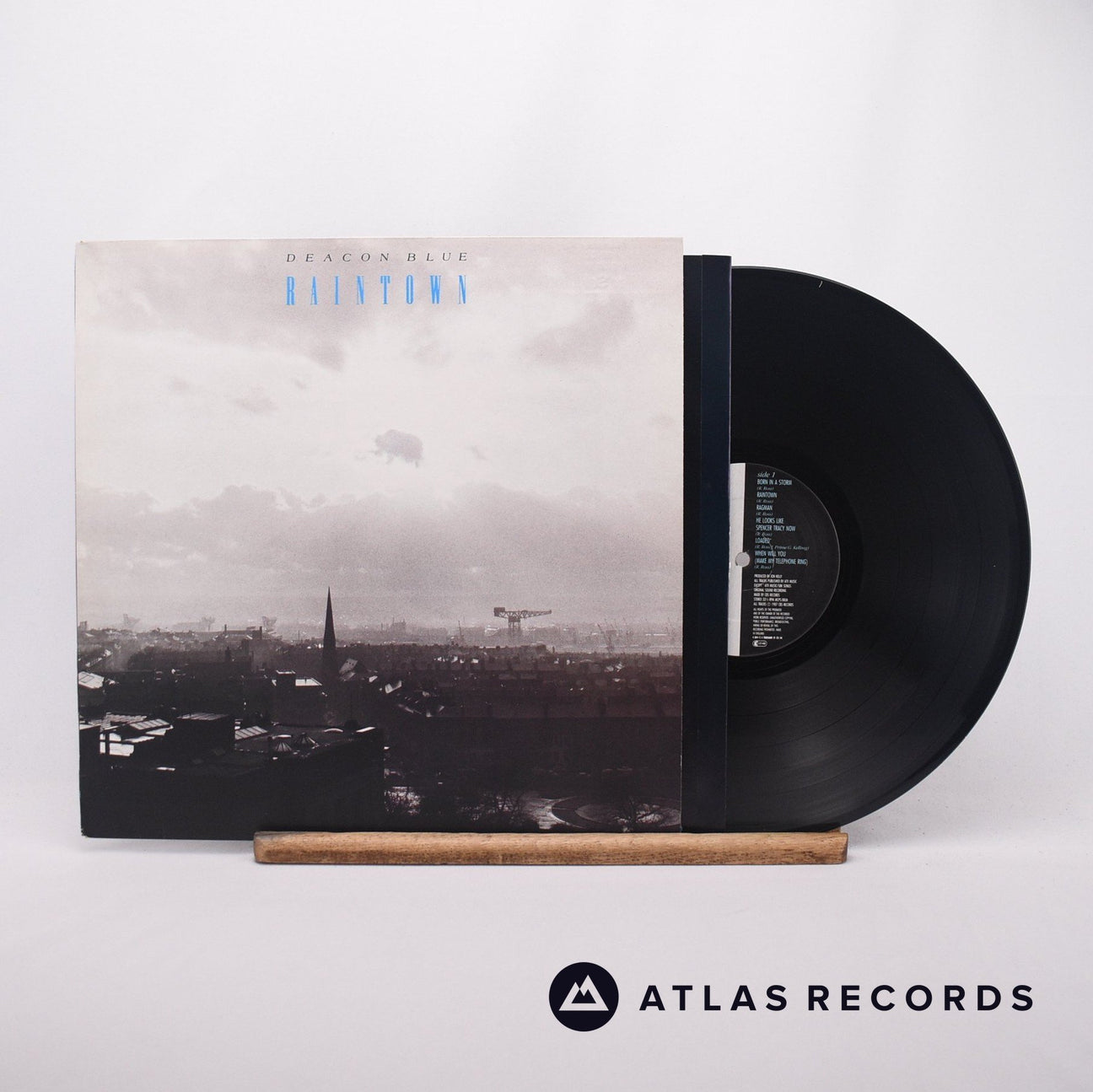 Deacon Blue Raintown LP Vinyl Record - Front Cover & Record