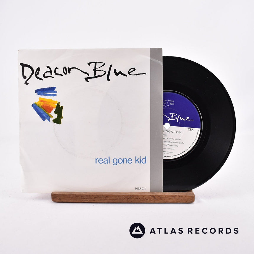 Deacon Blue Real Gone Kid 7" Vinyl Record - Front Cover & Record