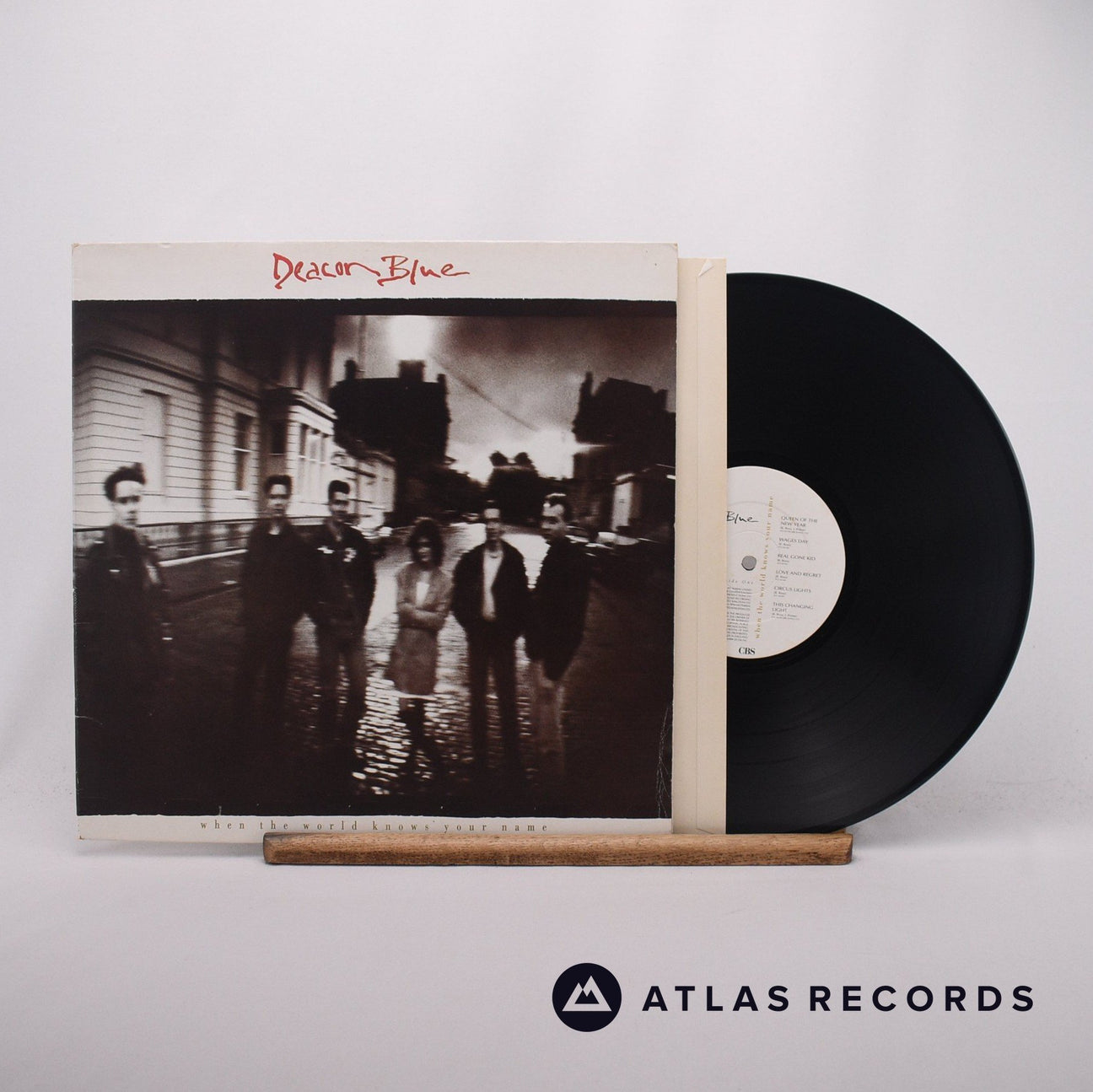 Deacon Blue When The World Knows Your Name LP Vinyl Record - Front Cover & Record