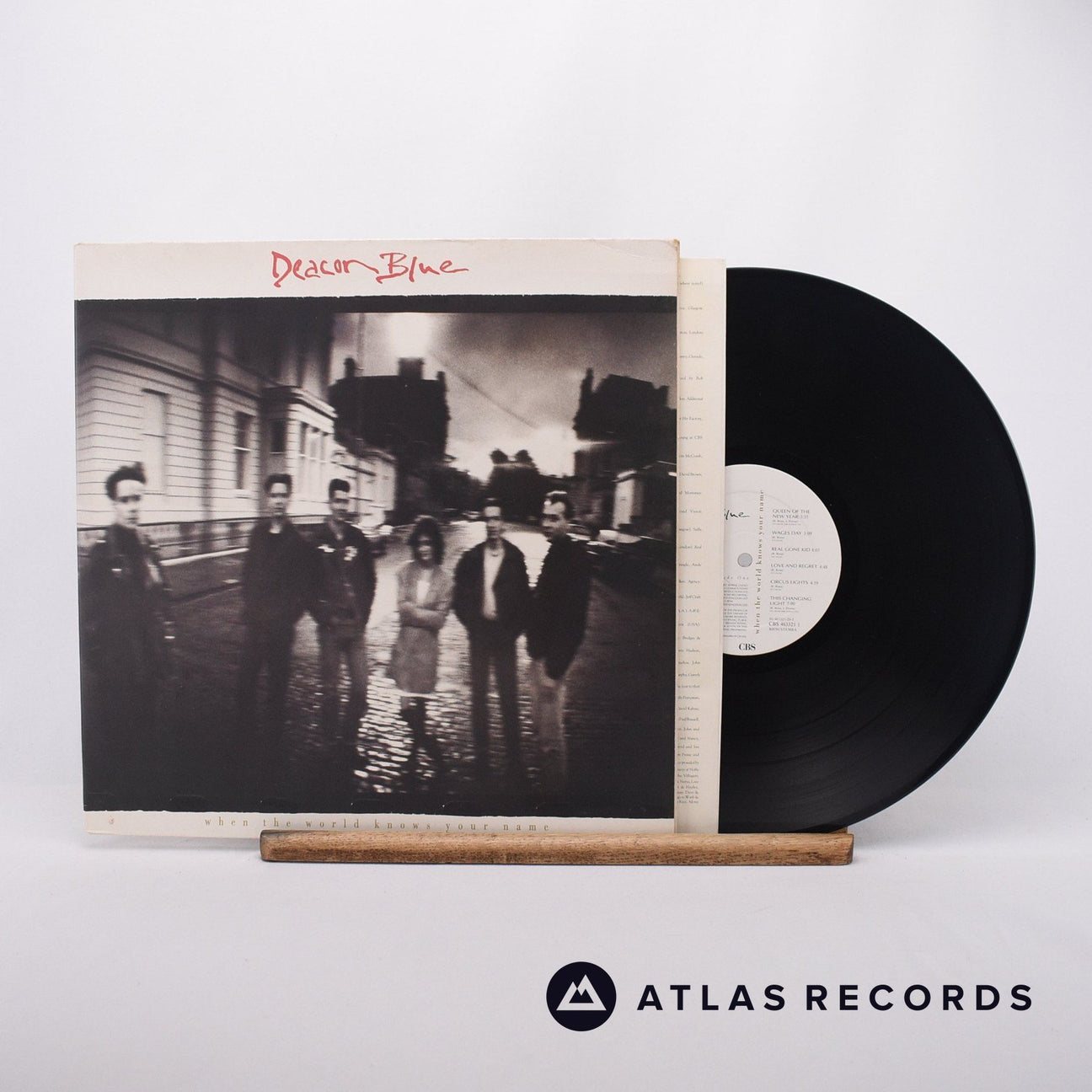 Deacon Blue When The World Knows Your Name LP Vinyl Record - Front Cover & Record