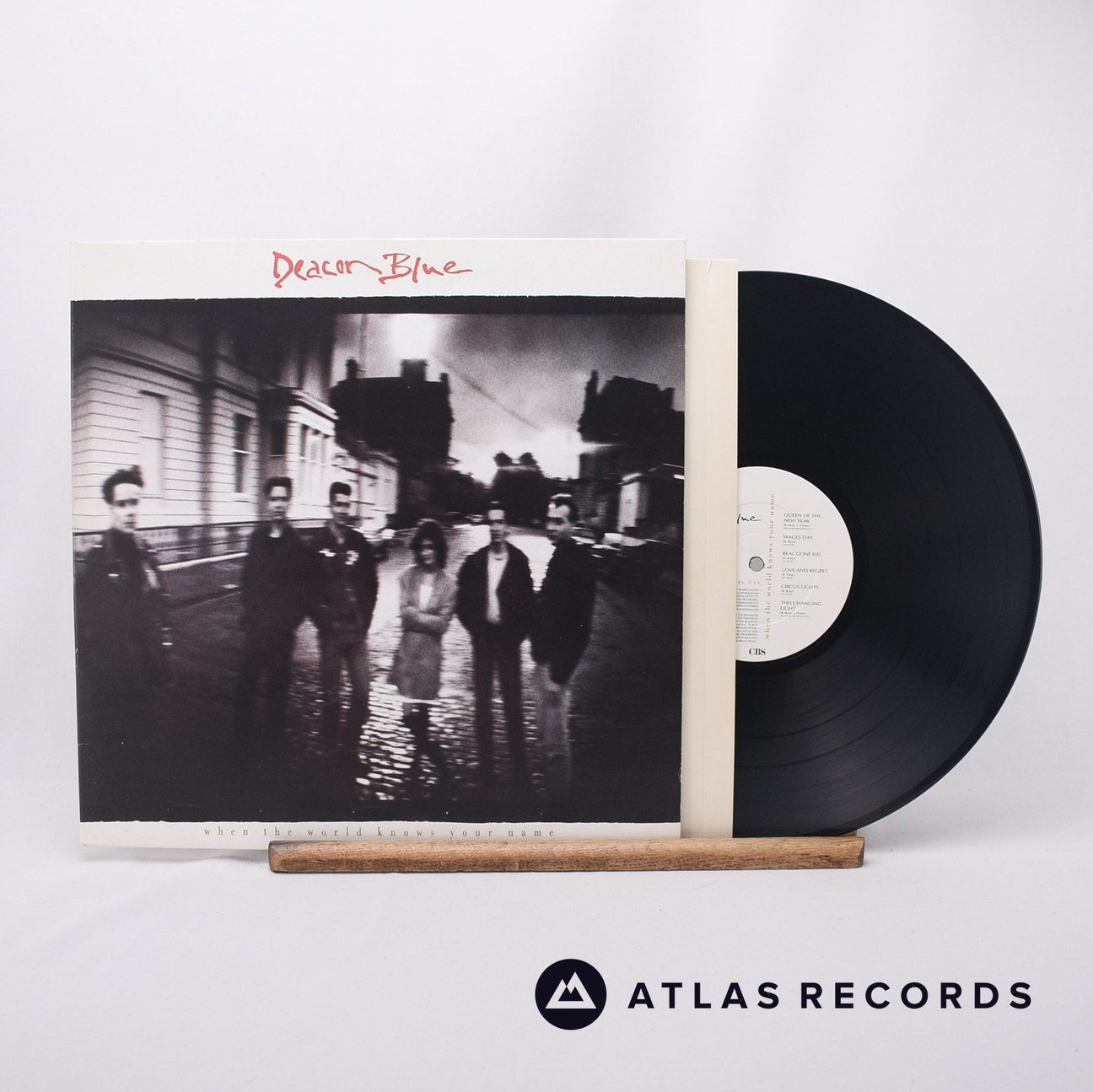 Deacon Blue When The World Knows Your Name LP Vinyl Record - Front Cover & Record