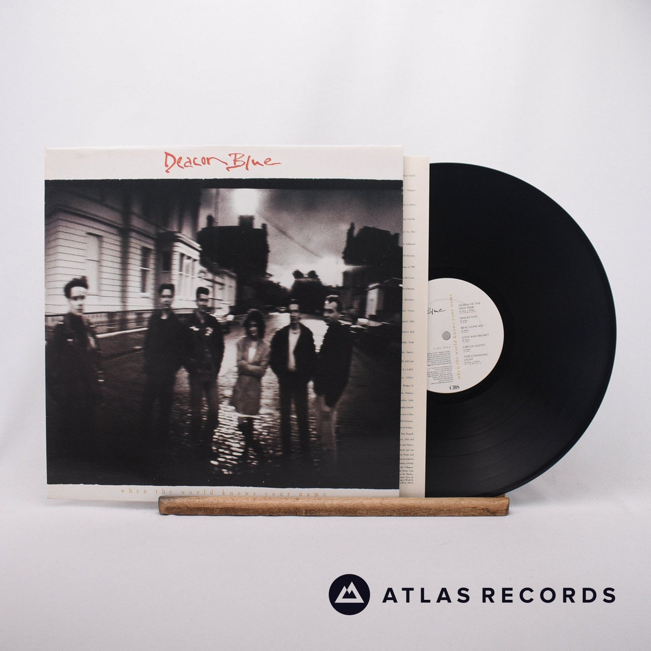 Deacon Blue When The World Knows Your Name LP Vinyl Record - Front Cover & Record