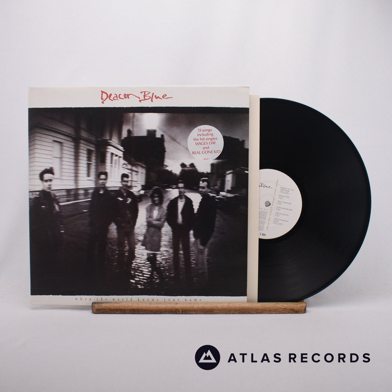 Deacon Blue When The World Knows Your Name LP Vinyl Record - Front Cover & Record