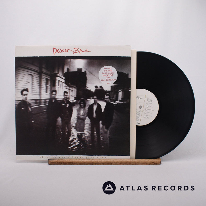 Deacon Blue When The World Knows Your Name LP Vinyl Record - Front Cover & Record