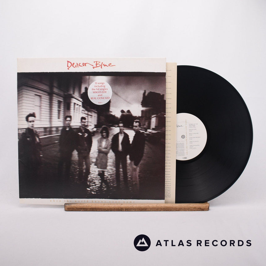 Deacon Blue When The World Knows Your Name LP Vinyl Record - Front Cover & Record