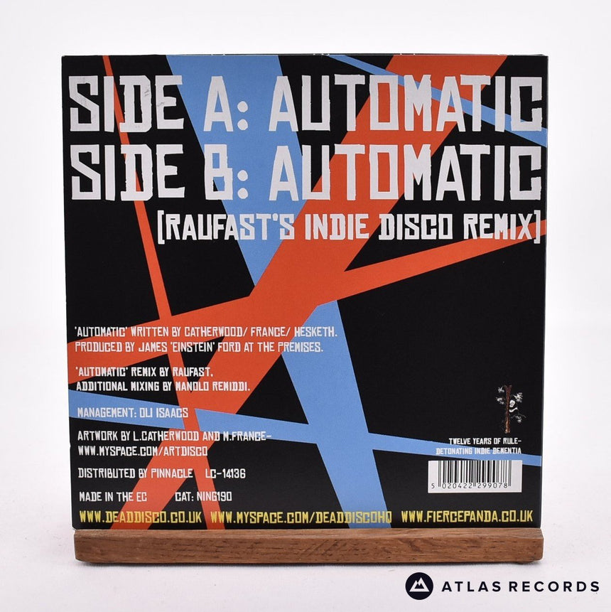 Dead Disco - Automatic - 7" Vinyl Record - NM/NM