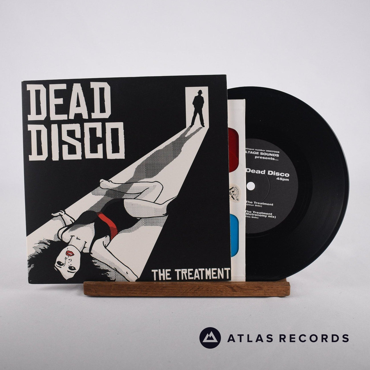 Dead Disco The Treatment 7" Vinyl Record - Front Cover & Record