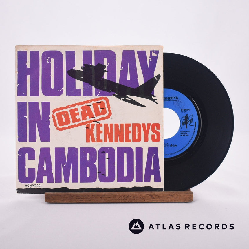 Dead Kennedys Holiday In Cambodia 7" Vinyl Record - Front Cover & Record