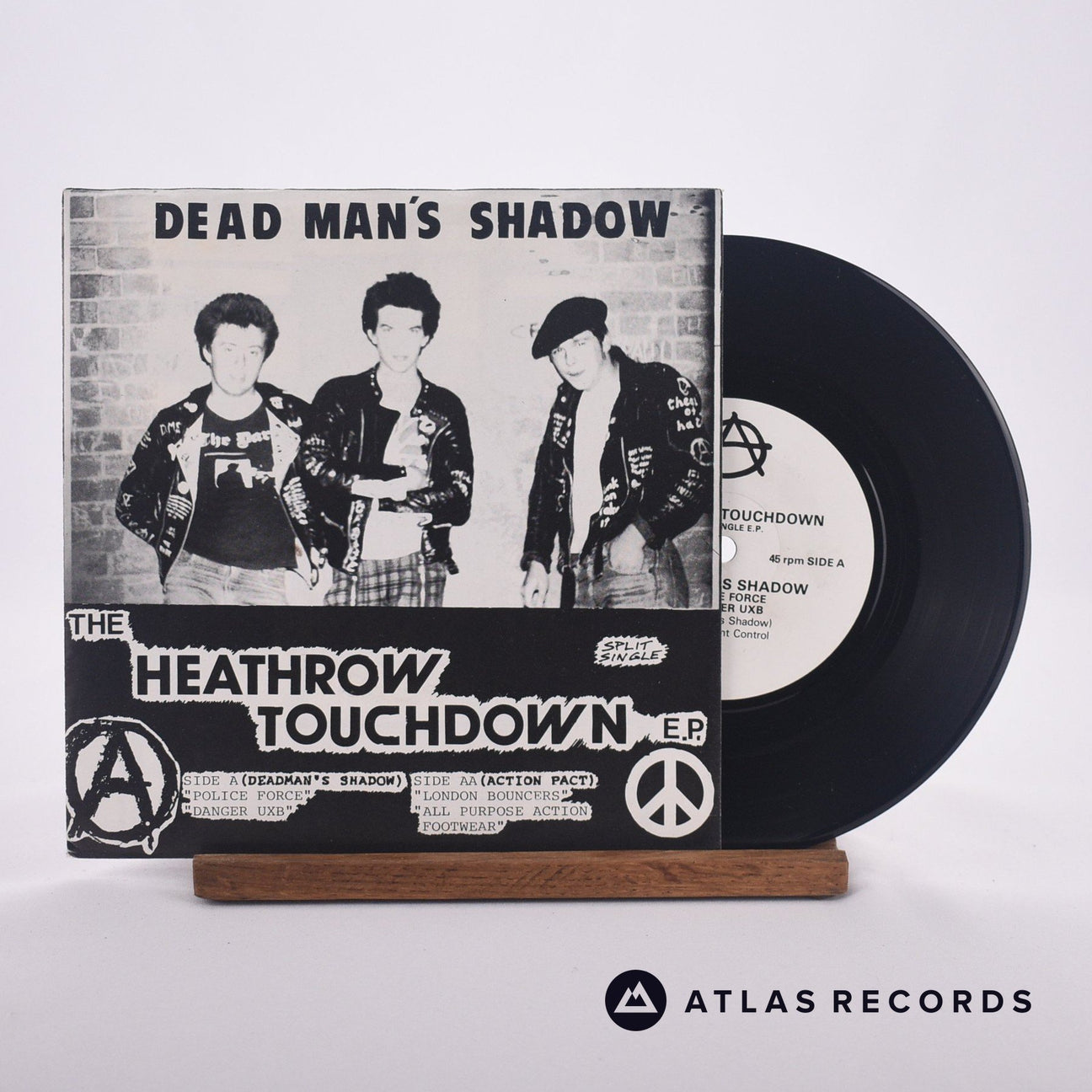 Dead Man's Shadow The Heathrow Touchdown E.P. 7" Vinyl Record - Front Cover & Record