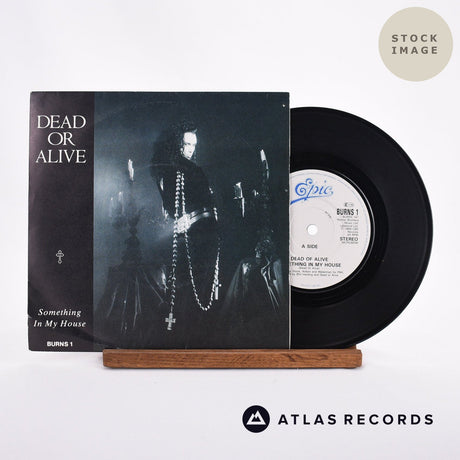 Dead Or Alive Something In My House 7" Vinyl Record - Sleeve & Record Side-By-Side
