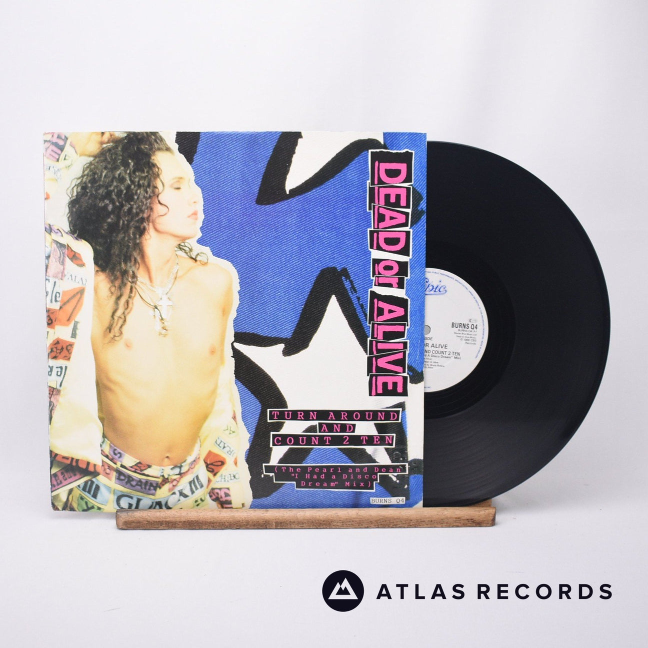 Dead Or Alive Turn Around And Count 2 Ten 12" Vinyl Record - Front Cover & Record