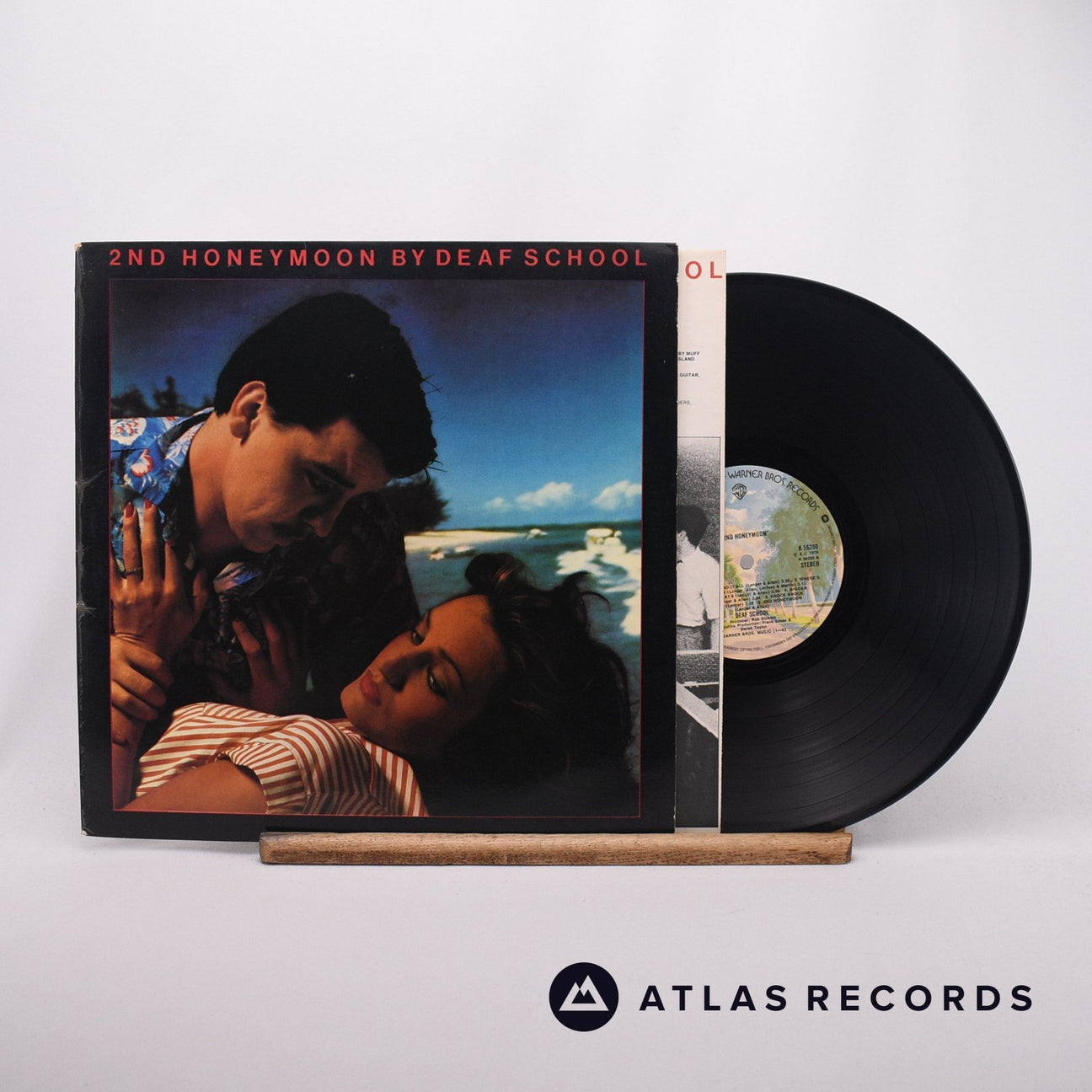 Deaf School 2nd Honeymoon LP Vinyl Record - Front Cover & Record