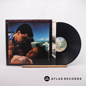 Deaf School 2nd Honeymoon LP Vinyl Record - Front Cover & Record