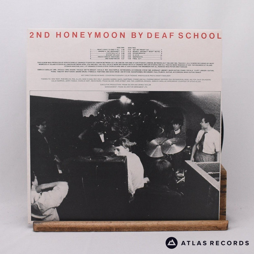 Deaf School - 2nd Honeymoon - LP Vinyl Record - EX/VG+