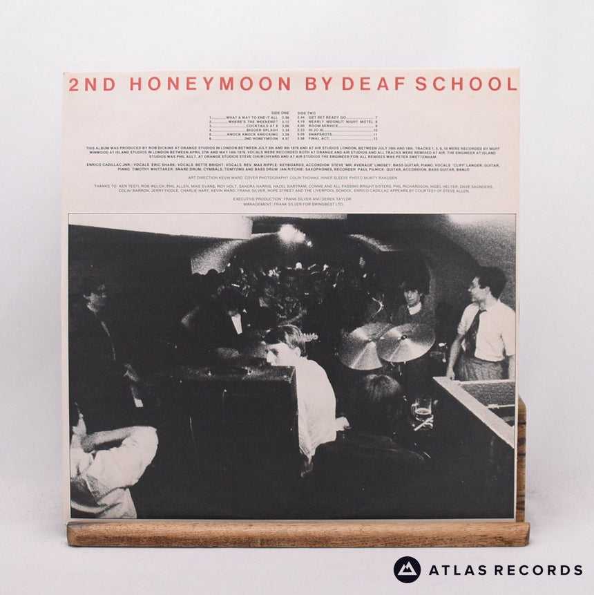 Deaf School - 2nd Honeymoon - Porky LP Vinyl Record - VG+/VG+