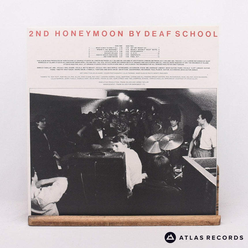 Deaf School - 2nd Honeymoon - Porky LP Vinyl Record - EX/EX