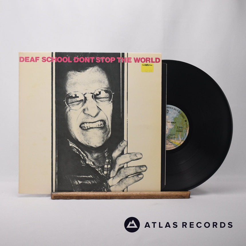 Deaf School Don't Stop The World LP Vinyl Record - Front Cover & Record
