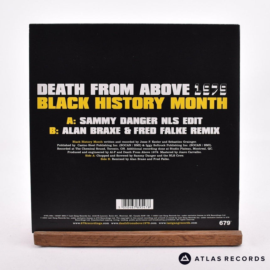 Death From Above 1979 - Black History Month - 7" Vinyl Record - NM/NM