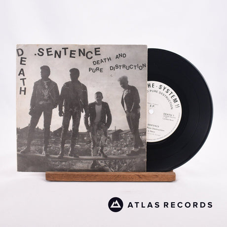 Death Sentence Death And Pure Distruction 7" Vinyl Record - Front Cover & Record