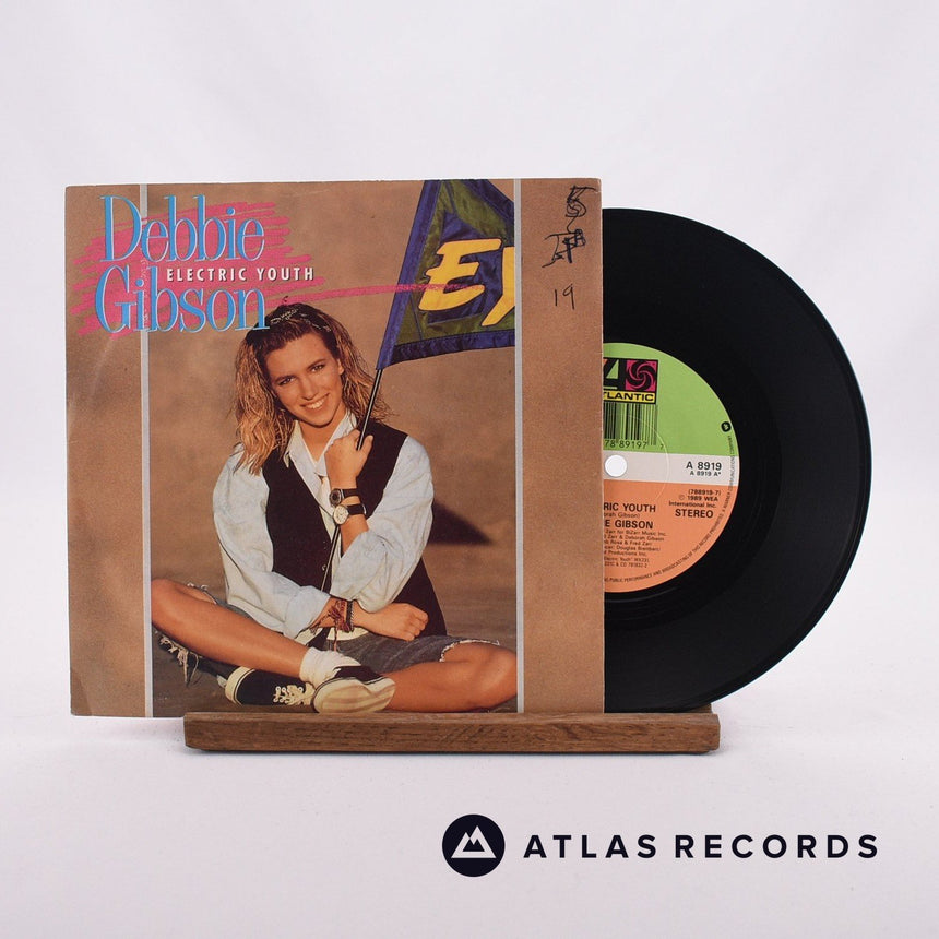 Debbie Gibson Electric Youth 7" Vinyl Record - Front Cover & Record