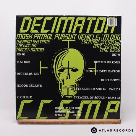 Decimator - Carnage City State Mosh Patrol - LP Vinyl Record - EX/VG+