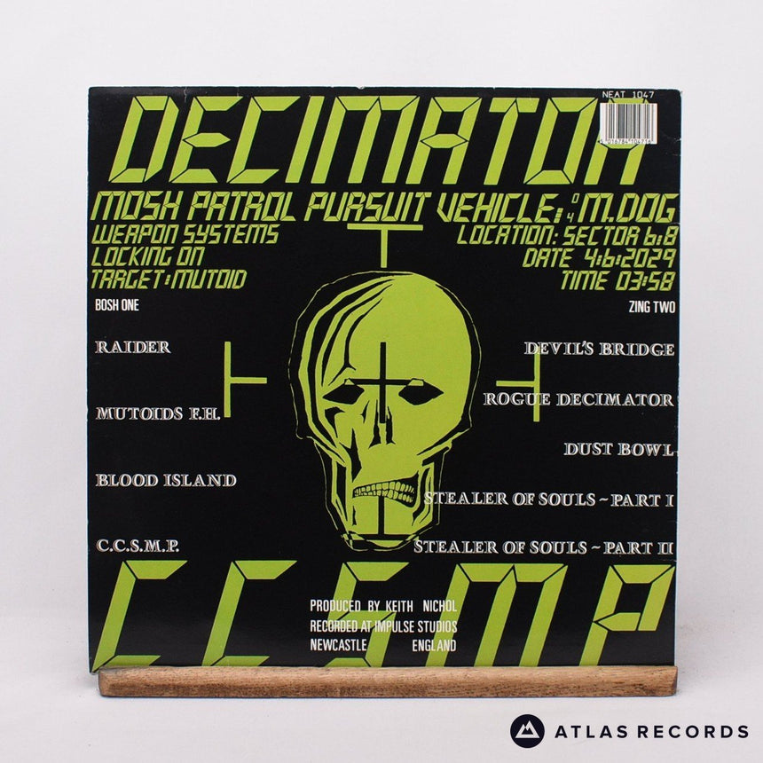Decimator - Carnage City State Mosh Patrol - LP Vinyl Record - EX/VG+