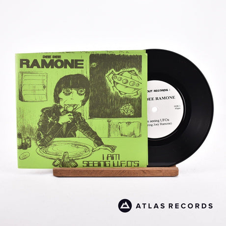 Dee Dee Ramone I Am Seeing U.F.O's 7" Vinyl Record - Front Cover & Record