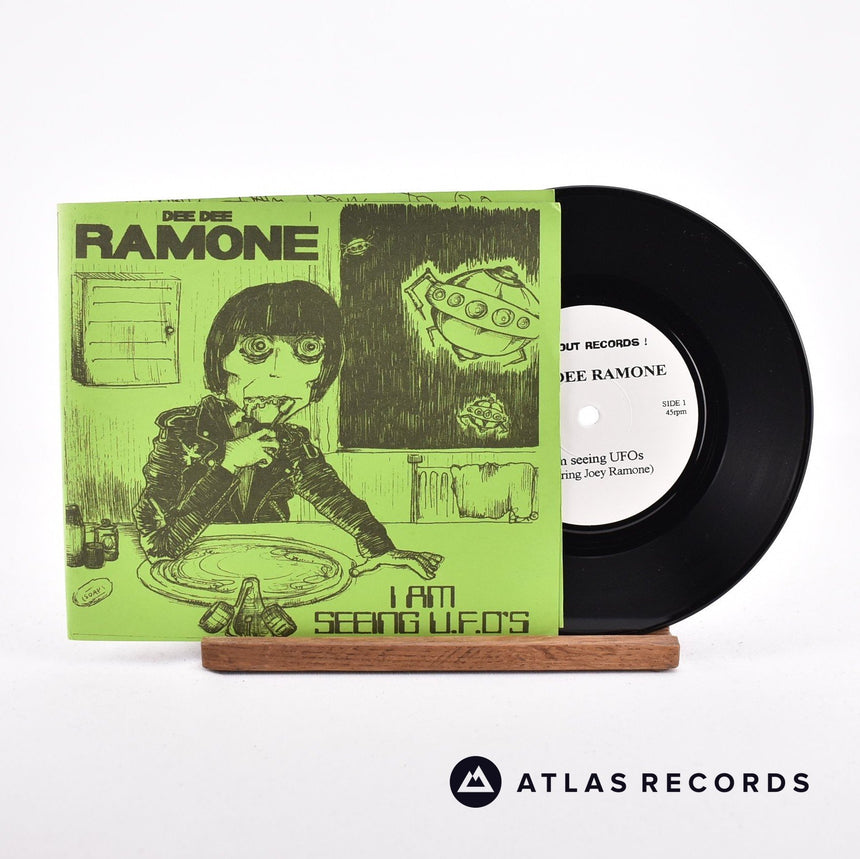 Dee Dee Ramone I Am Seeing U.F.O's 7" Vinyl Record - Front Cover & Record