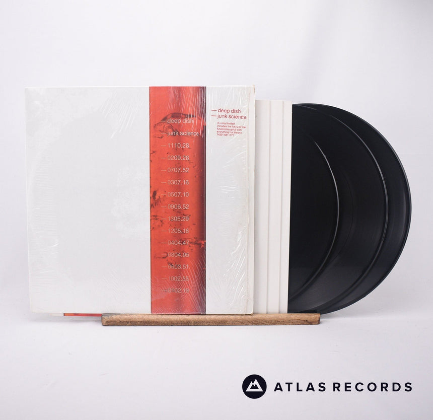 Deep Dish Junk Science 3 x LP Vinyl Record - Front Cover & Record