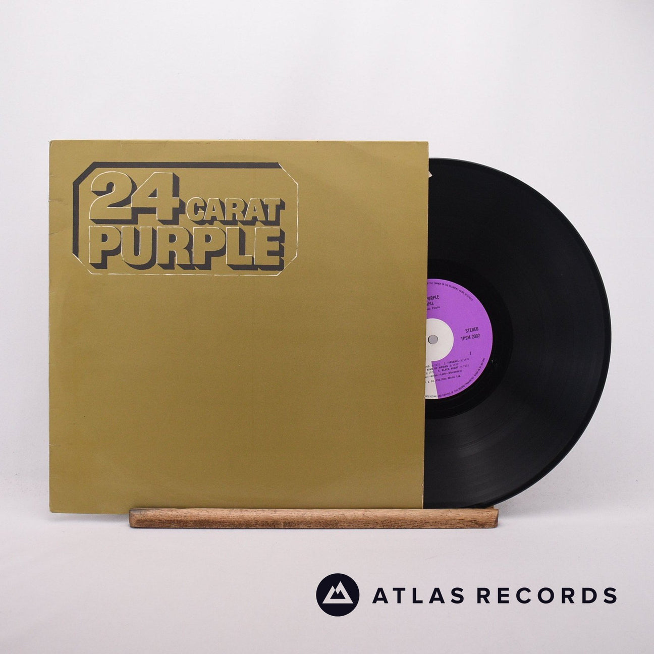Deep Purple 24 Carat Purple LP Vinyl Record - Front Cover & Record