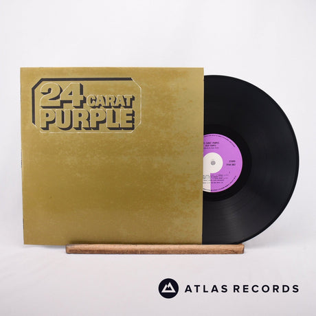 Deep Purple 24 Carat Purple LP Vinyl Record - Front Cover & Record