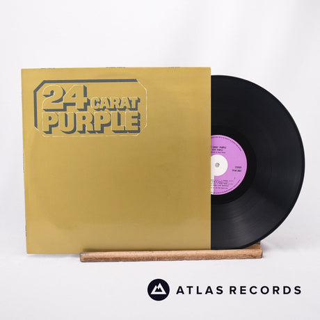 Deep Purple 24 Carat Purple LP Vinyl Record - Front Cover & Record