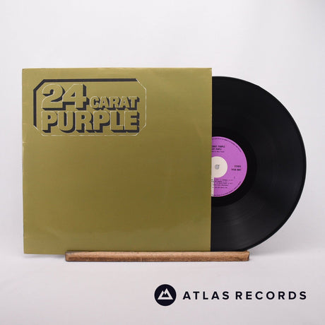 Deep Purple 24 Carat Purple LP Vinyl Record - Front Cover & Record