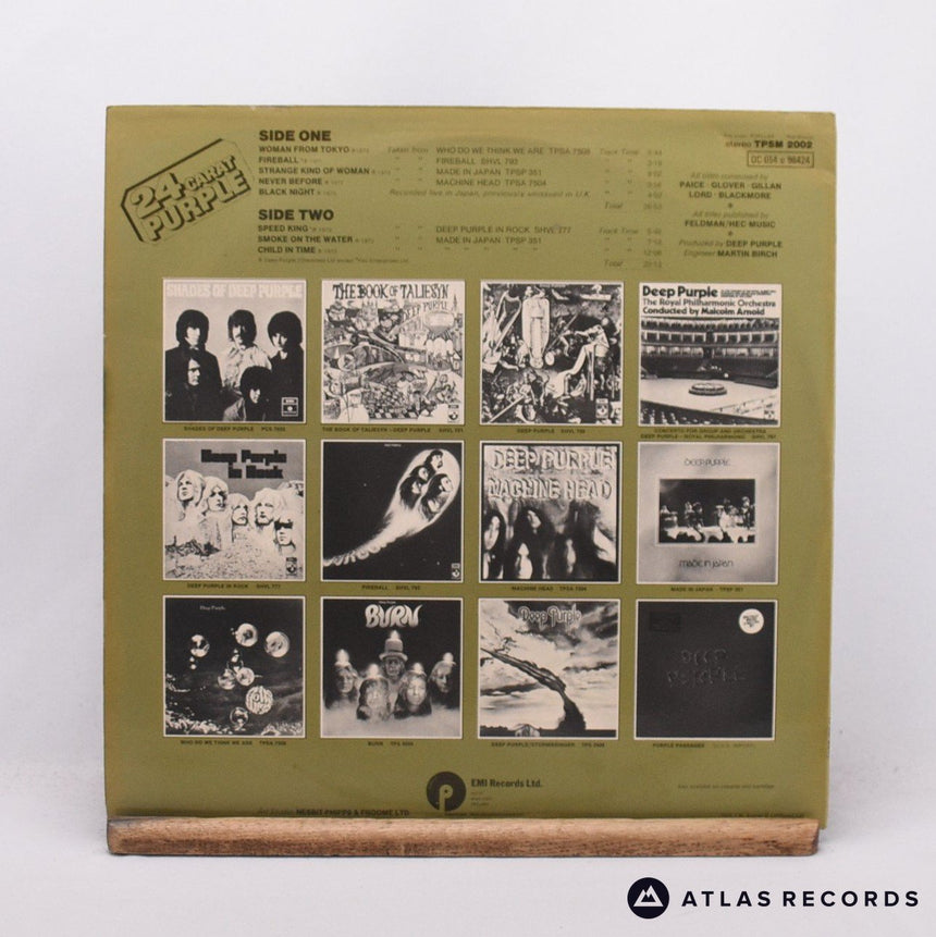 Deep Purple - 24 Carat Purple - LP Vinyl Record - VG+/VG