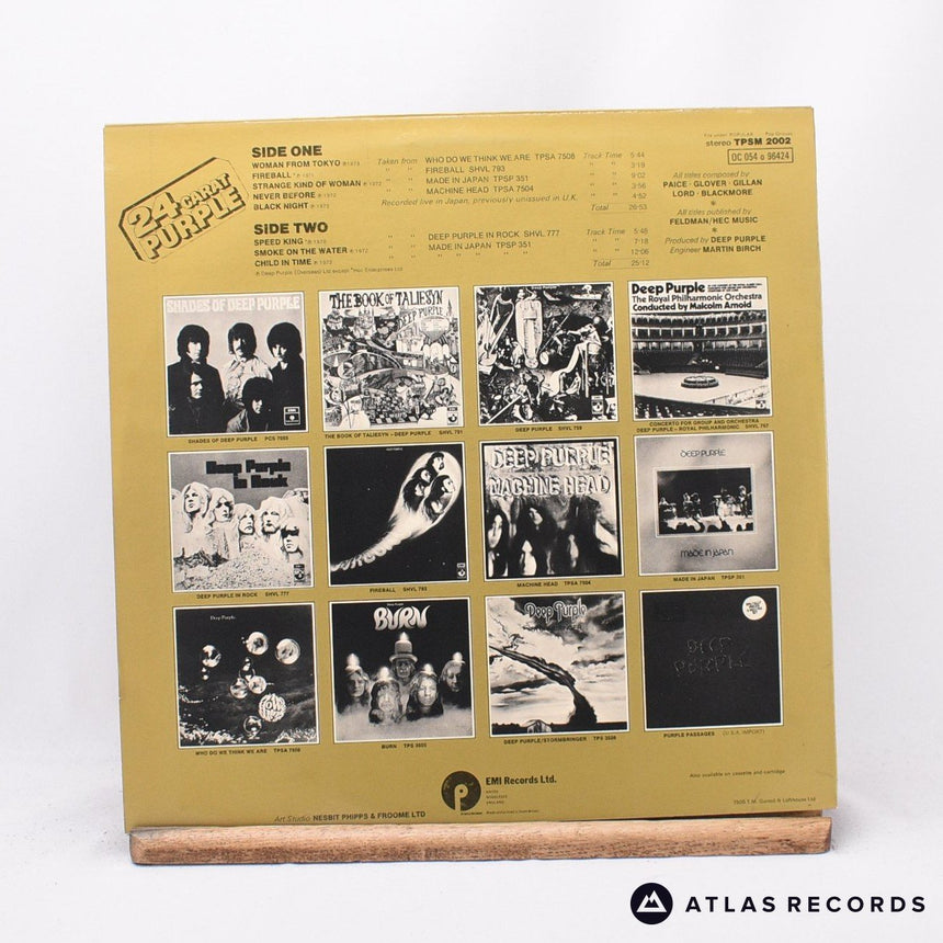 Deep Purple - 24 Carat Purple - Misprint A-1 B-1 RJL LP Vinyl Record - EX/EX