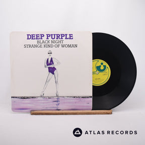 Deep Purple Black Night 12" Vinyl Record - Front Cover & Record