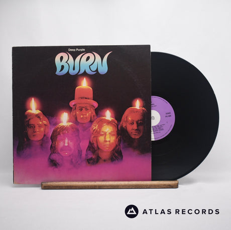 Deep Purple Burn LP Vinyl Record - Front Cover & Record