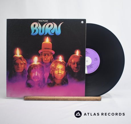 Deep Purple Burn LP Vinyl Record - Front Cover & Record