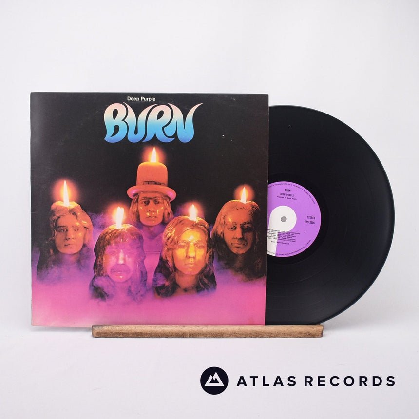 Deep Purple Burn LP Vinyl Record - Front Cover & Record