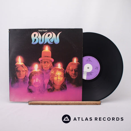 Deep Purple Burn LP Vinyl Record - Front Cover & Record