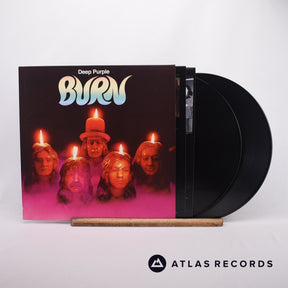 Deep Purple Burn 2 x LP Vinyl Record - Front Cover & Record