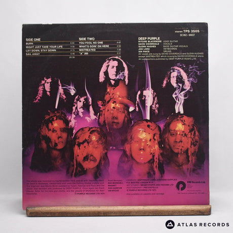 Deep Purple - Burn - Reissue LP Vinyl Record - EX/VG+