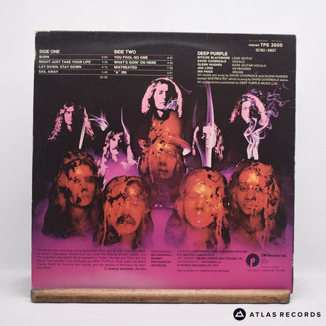 Deep Purple - Burn - Reissue A-1 B-1 LP Vinyl Record - VG+/EX