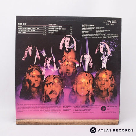 Deep Purple - Burn - Repress LP Vinyl Record - VG+/EX