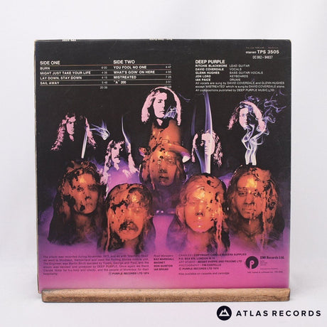 Deep Purple - Burn - Repress LP Vinyl Record - VG+/EX