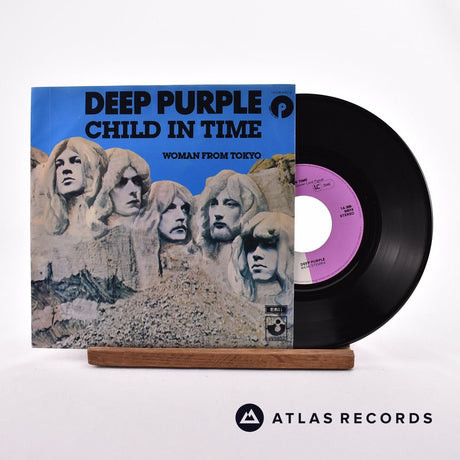 Deep Purple Child In Time 7" Vinyl Record - Front Cover & Record