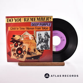 Deep Purple Child In Time 7" Vinyl Record - Front Cover & Record