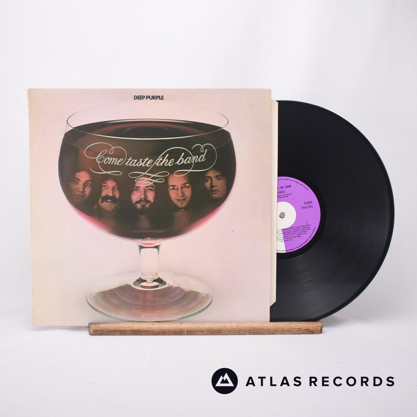 Deep Purple Come Taste The Band LP Vinyl Record - Front Cover & Record